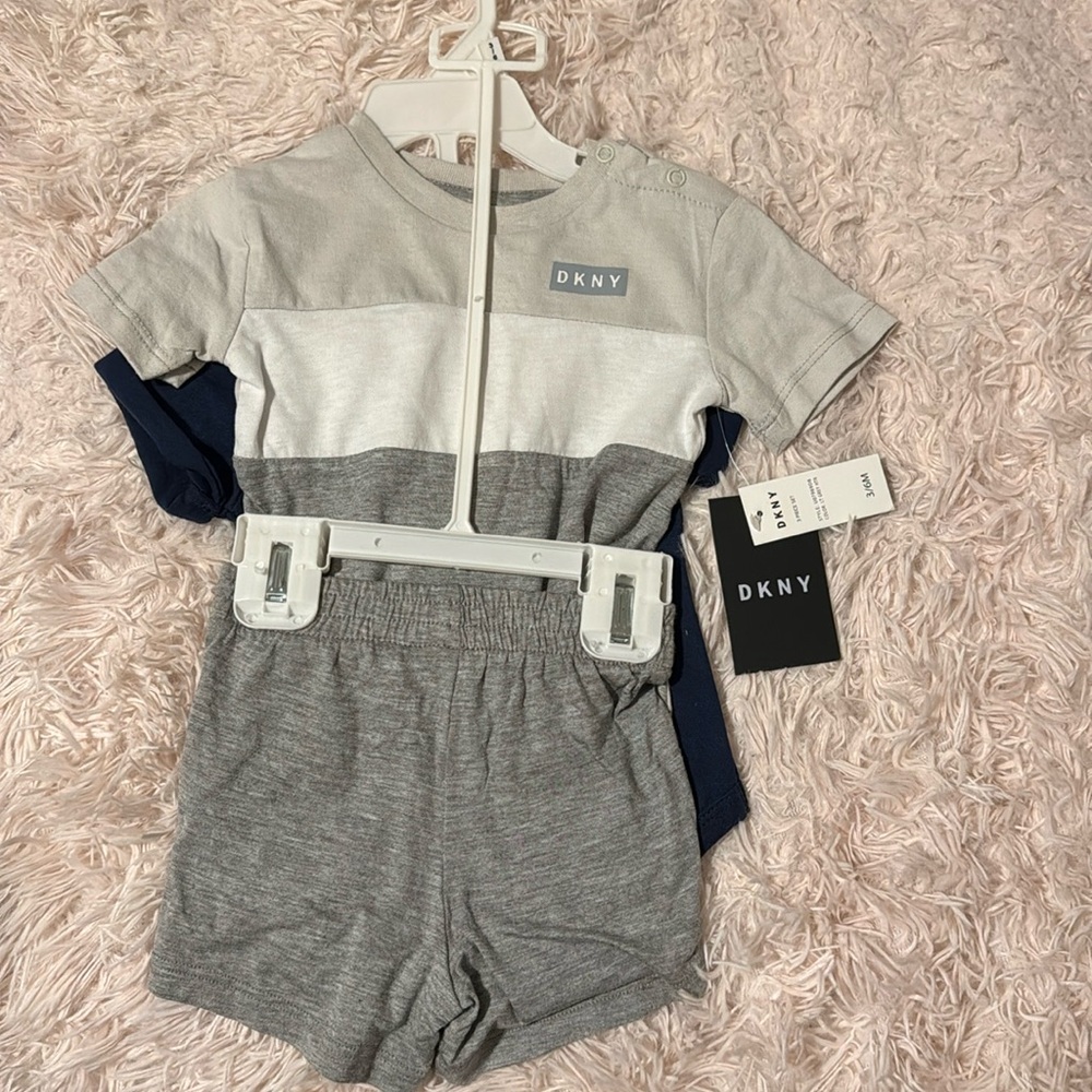 NWT DKNY baby 3 piece set